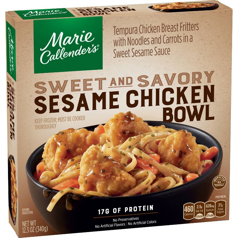 Marie Callender's Frozen Sesame Chicken Bowl - 12.3oz