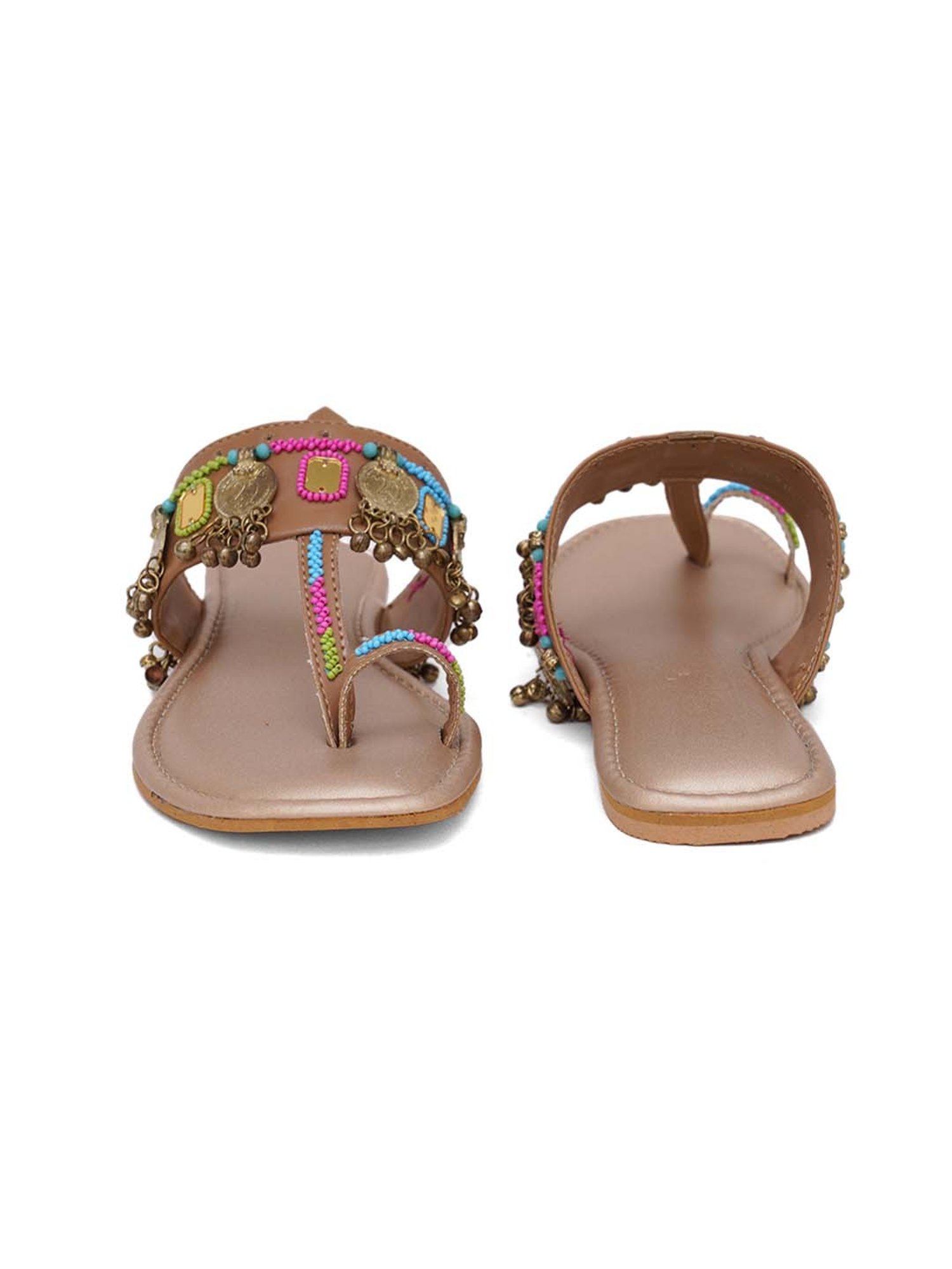 Sole House Women's Nude Toe Ring Sandals