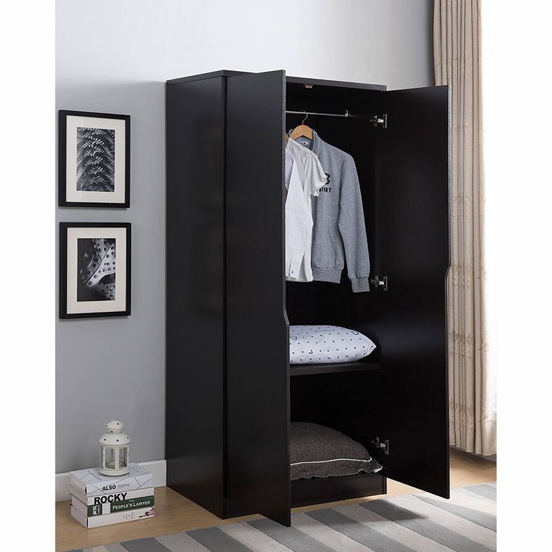 Set of 2 Mulberry Open 2 Sectional Closet Blue - Manhattan Comfort