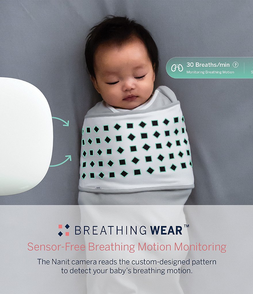 Nanit Baby Newborn-3 Months Breathing Wear Starter Pack