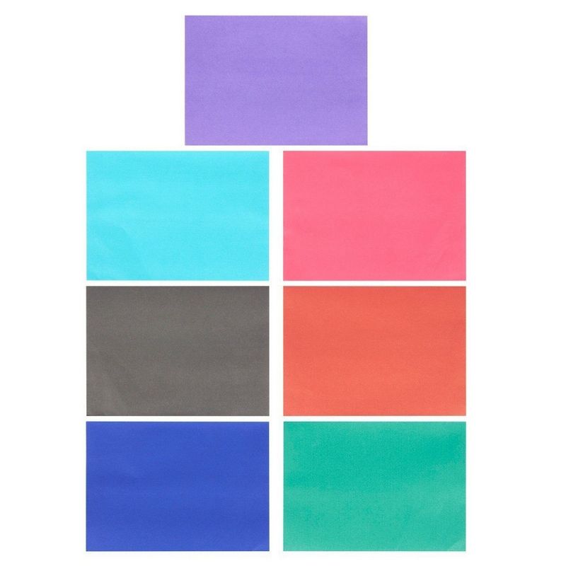 100 Pack Assorted Colors A7 Envelopes - Includes Blue, Pink, Purple, Green, Greeting Cards and Invitation Self Seal Square Flap Envelopes, 5.25x7.25"