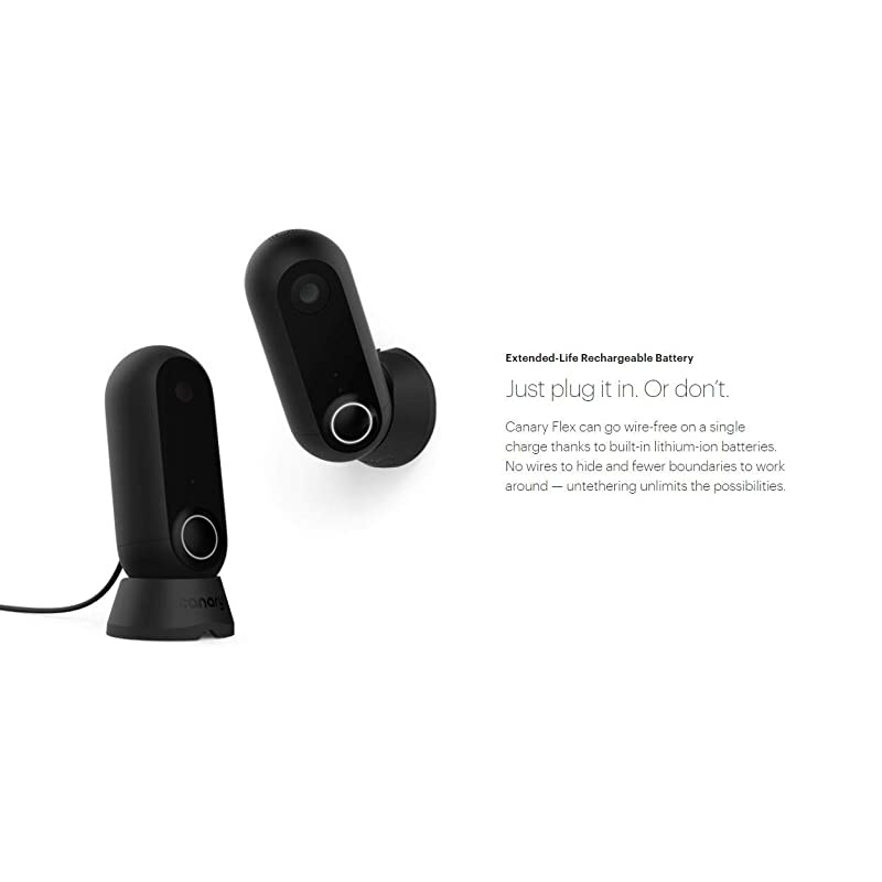 Flex 2 Pack Outdoor Indoor Home Security Camera with Premium Service (1 YR Free Incl.) | Weatherproof, Wire-Free or Plugged in, 2-Way Talk, 30-Day Video Cloud