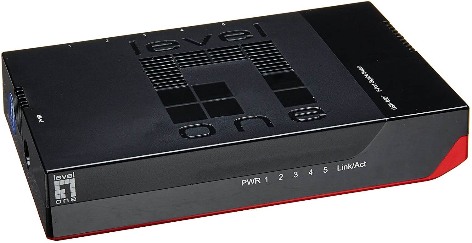 LevelOne 5-Port Gigabit Desktop/Wall Mountable Switch(GSW-0507)