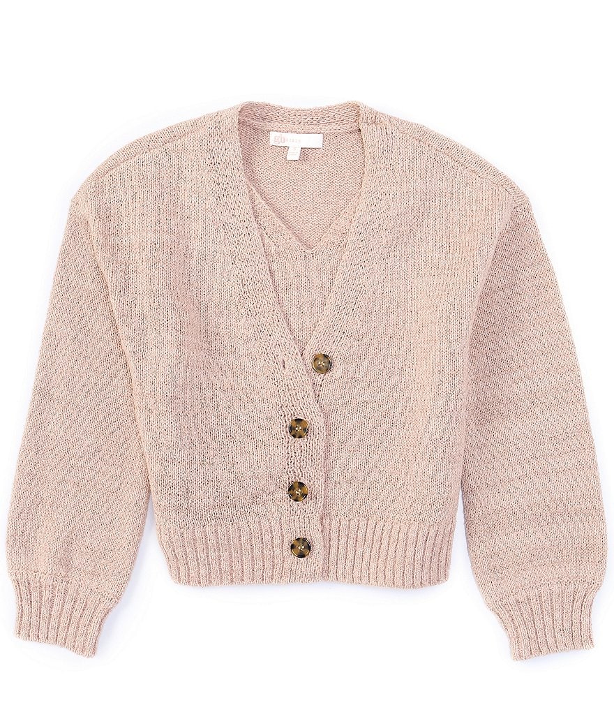 GB Girls Big Girls 7-16 Layered Cardigan Set
