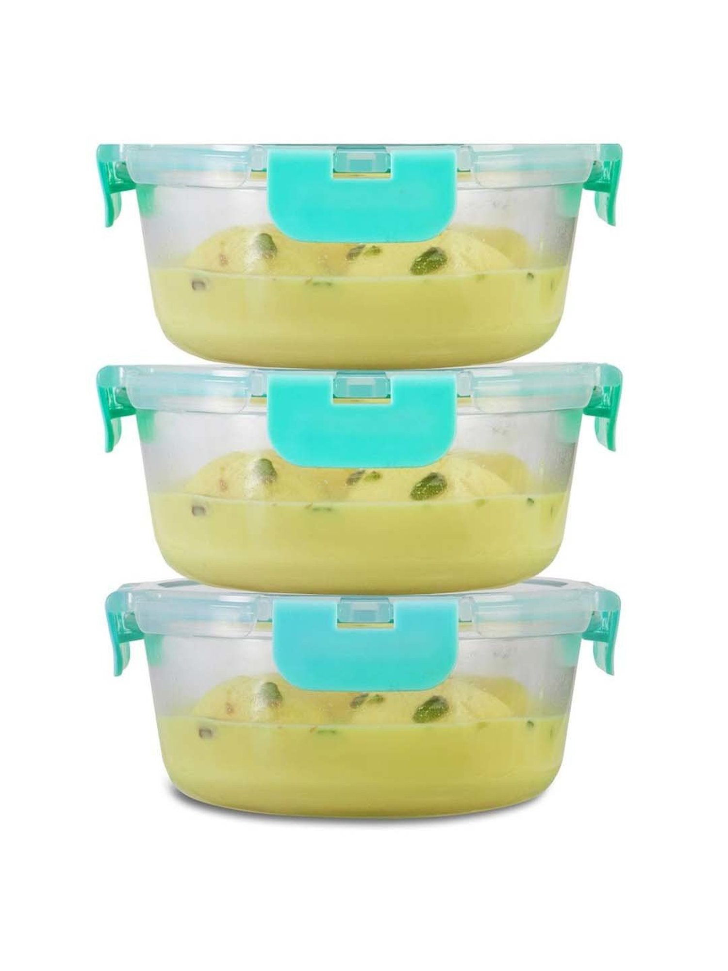 Allo Borosilicate Glass Containers with Lids Microwave Safe Container for Glass Storage Containers