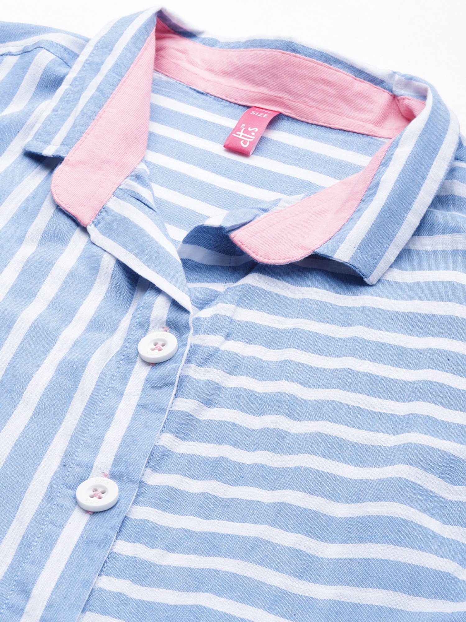 Clt.s Blue Striped Night Dress