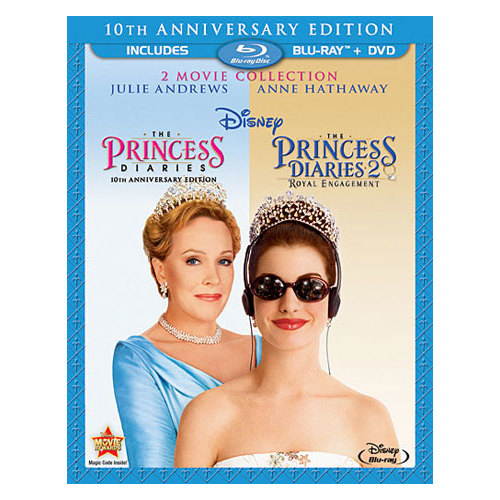 BUENA VISTA HOME VIDEO PRINCESS DIARIES-10TH ANNIVERSARY (BLU-RAY/DVD/3 DISC/2PK) BR-PKG BR109263