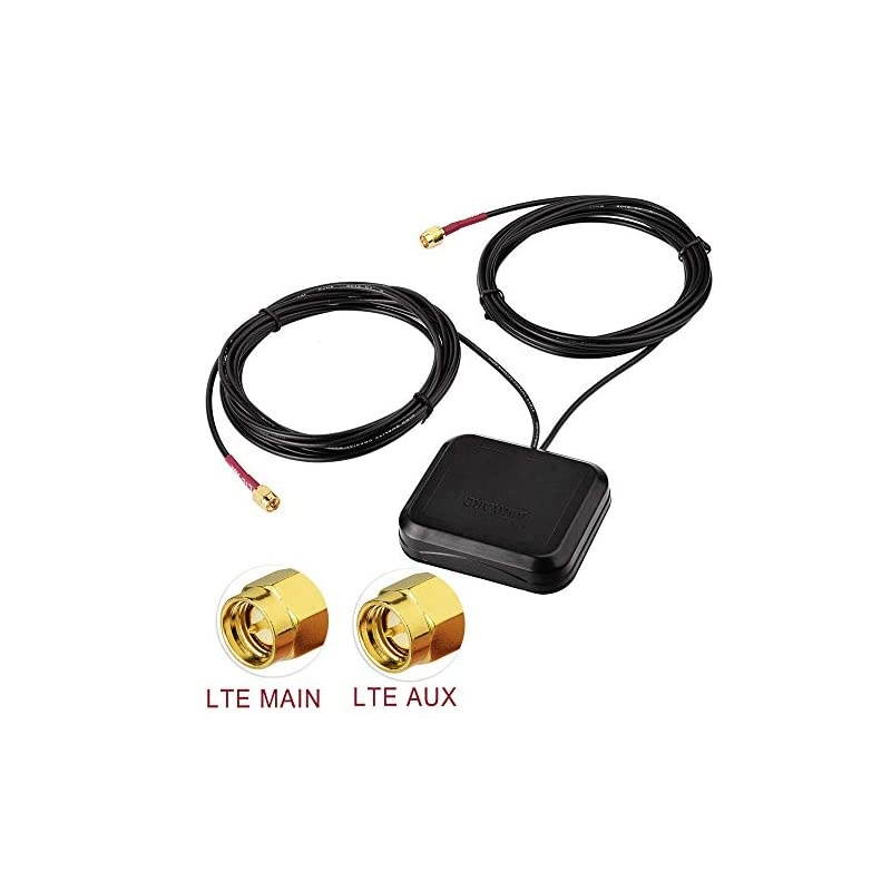 4G LTE Antenna Dual Band MIMO Magnetic Mount OmniDirectional Dual SMA Male Antenna for Huawei Sierra Netgear ZTE Novatel DLink 4G LTE Wireless Router