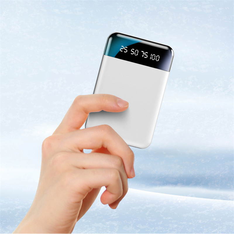 6,000mAh Power Bank For Xiaomi Mi Iphone 8 External Battery Portable Charger Double USB Powerbank Mini Powerbank Bateria Externa