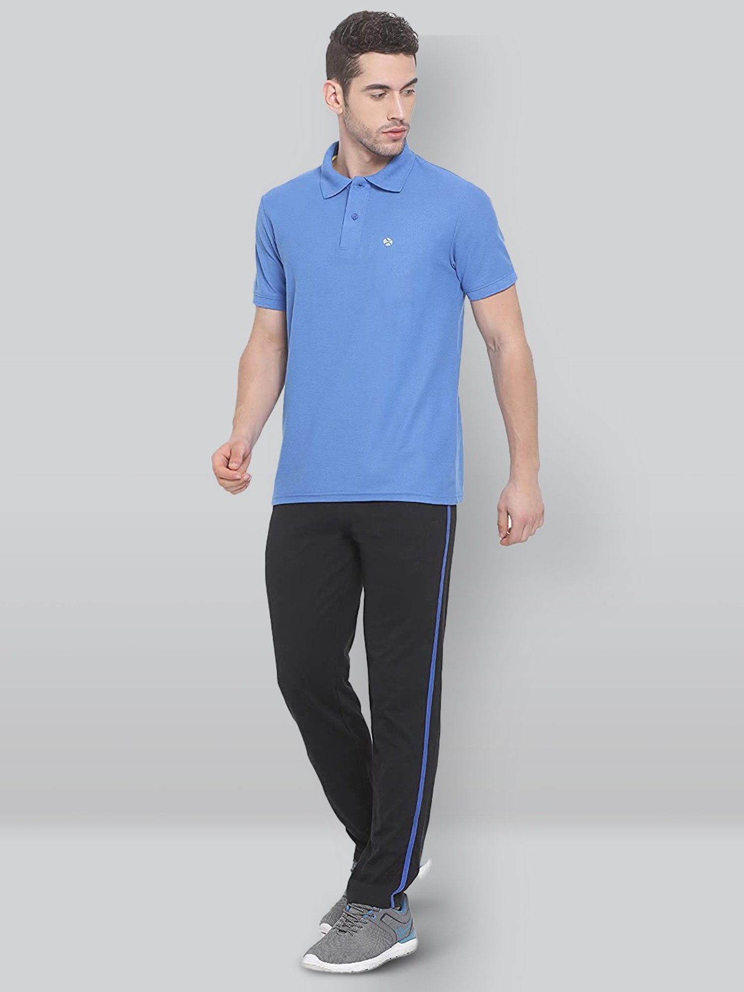 Lux Nitro Indigo Blue Regular Fit Polo T-Shirt