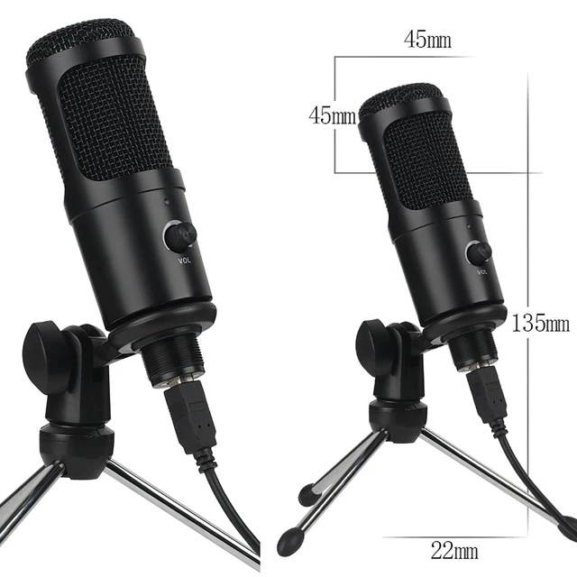 USB Microphone for Computer, SUDOTACK Condenser PC Mic Kit for Streaming, Recording, Podcasting, Gaming, YouTube, Skype, Zoom, Twitch, Compatible with Laptop Desktop Windows macOS