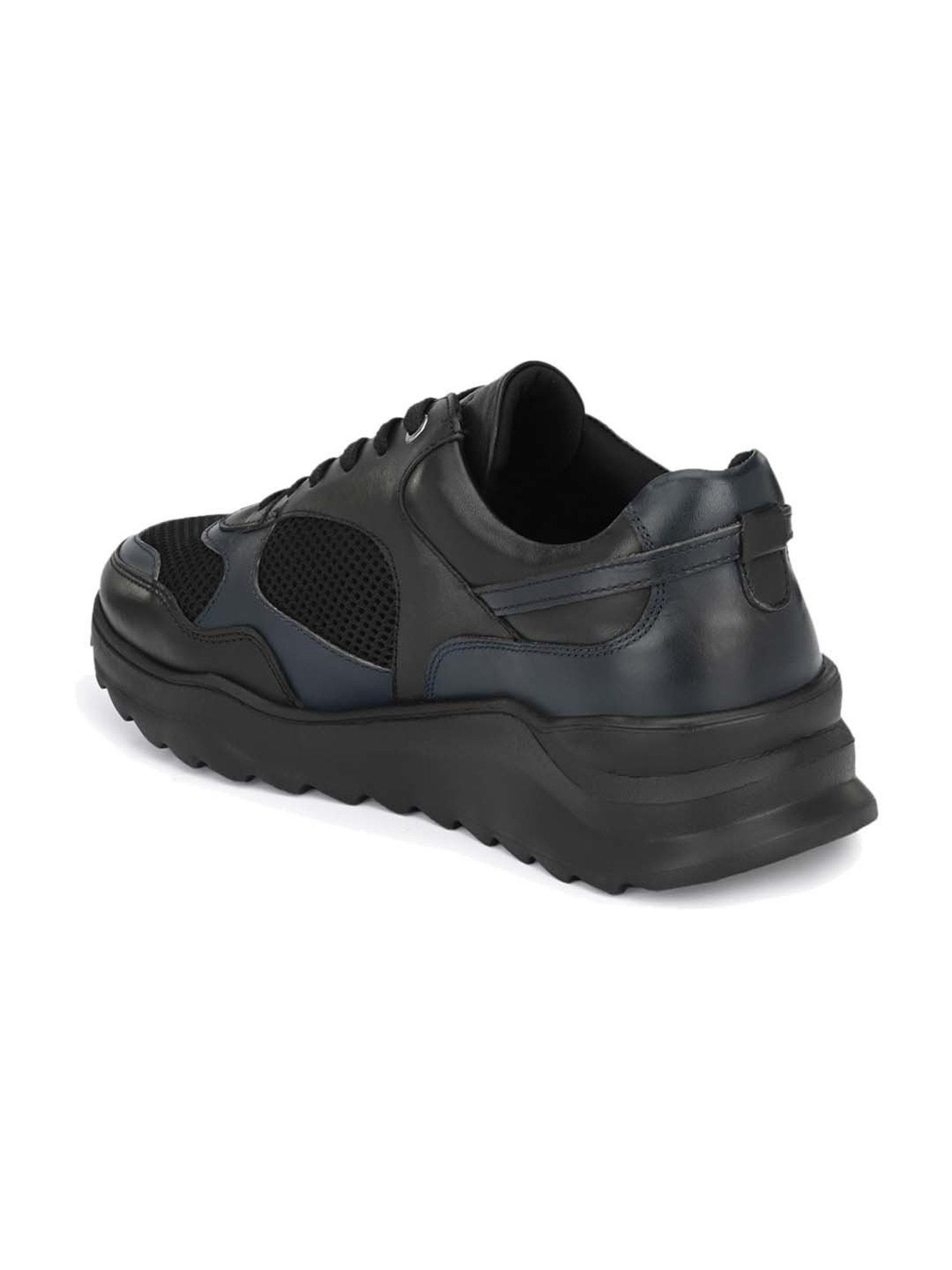 Delize Men's Black Casual Sneakers