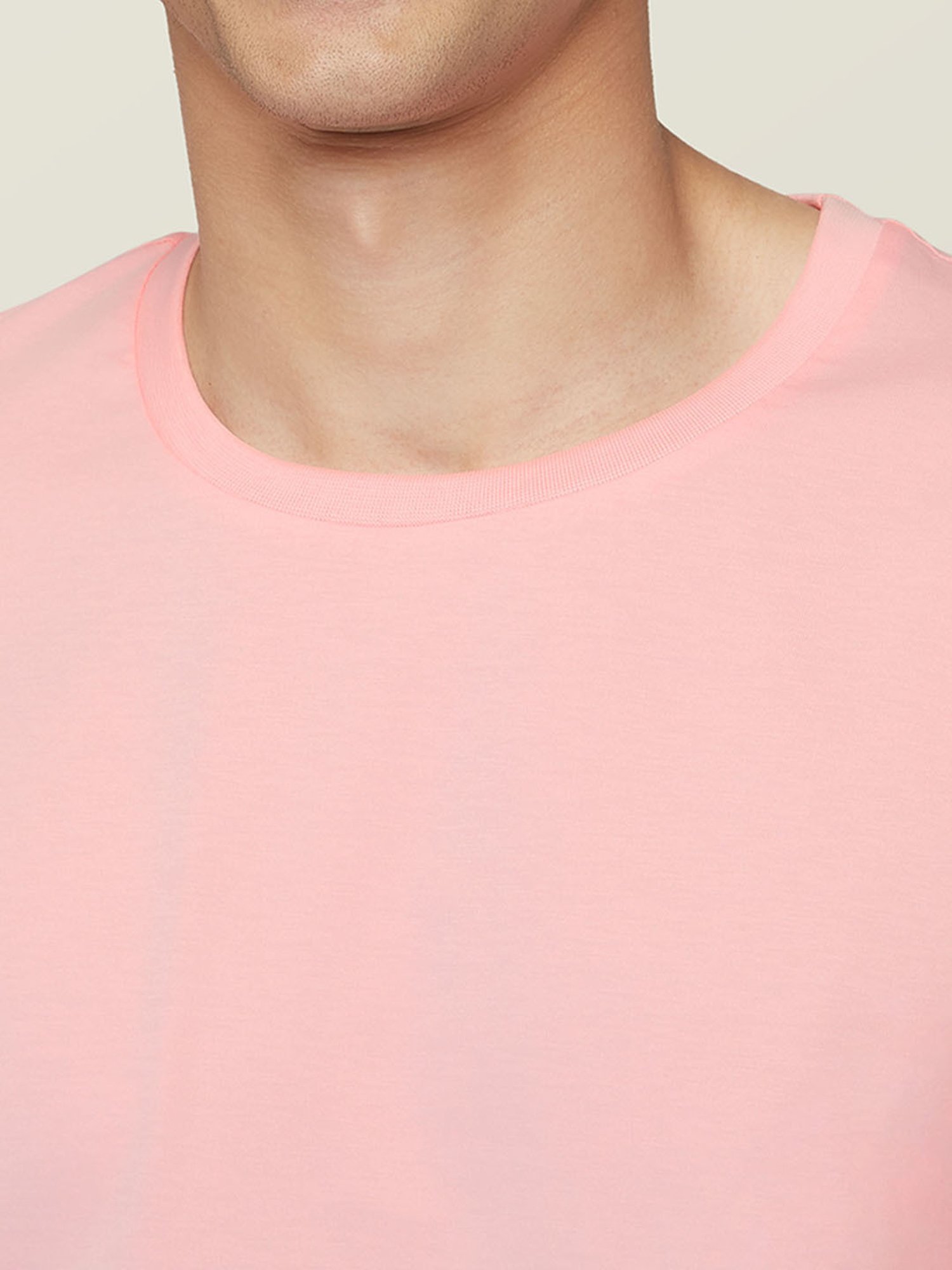 XYXX Light Pink Crew T-Shirt