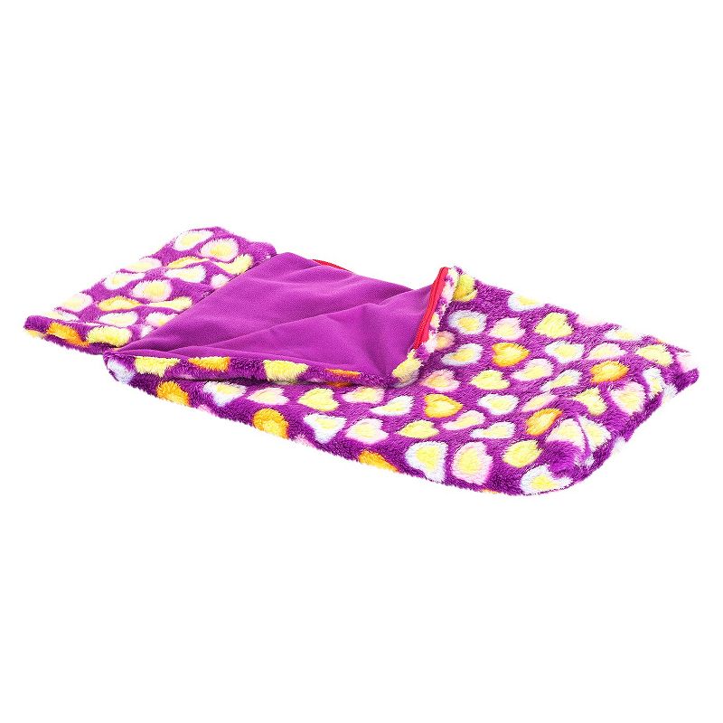 The Queen's Treasures 18 Inch Doll Bedding Accessory, Purple Super Soft Sleepover Party Sleeping Bag