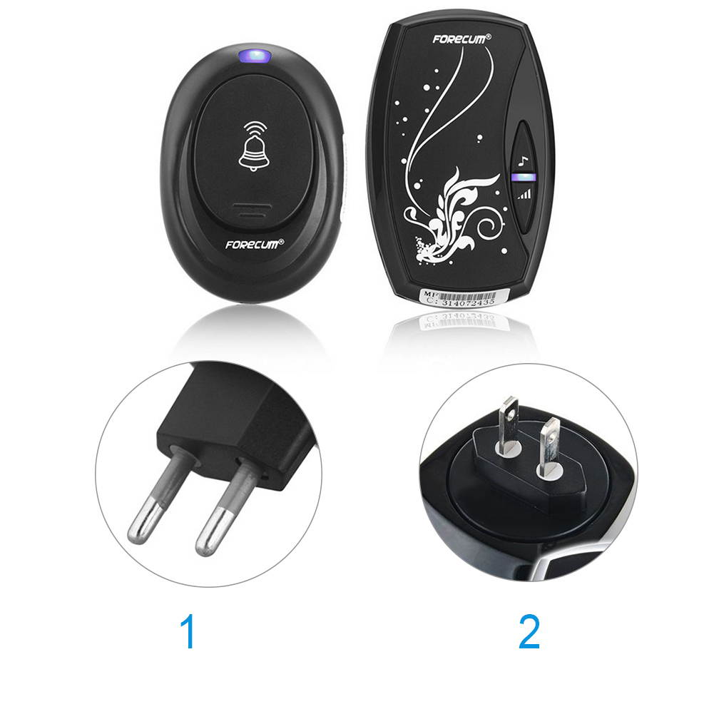 IR Sensor Welcome Doorbell Electronic Induction Doorbell Advertising Guide (Black)