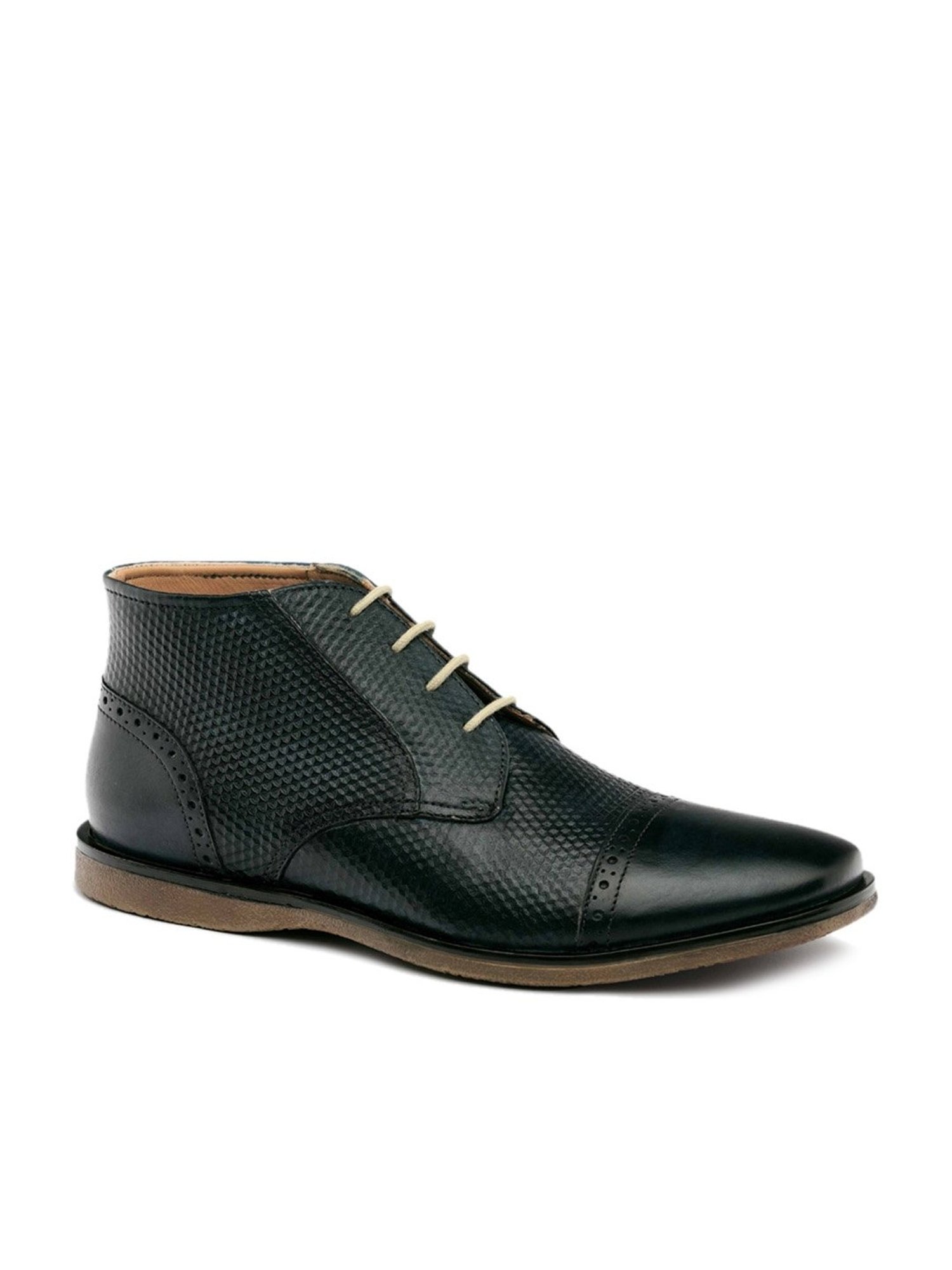 Ruosh Men's Green Derby Boots