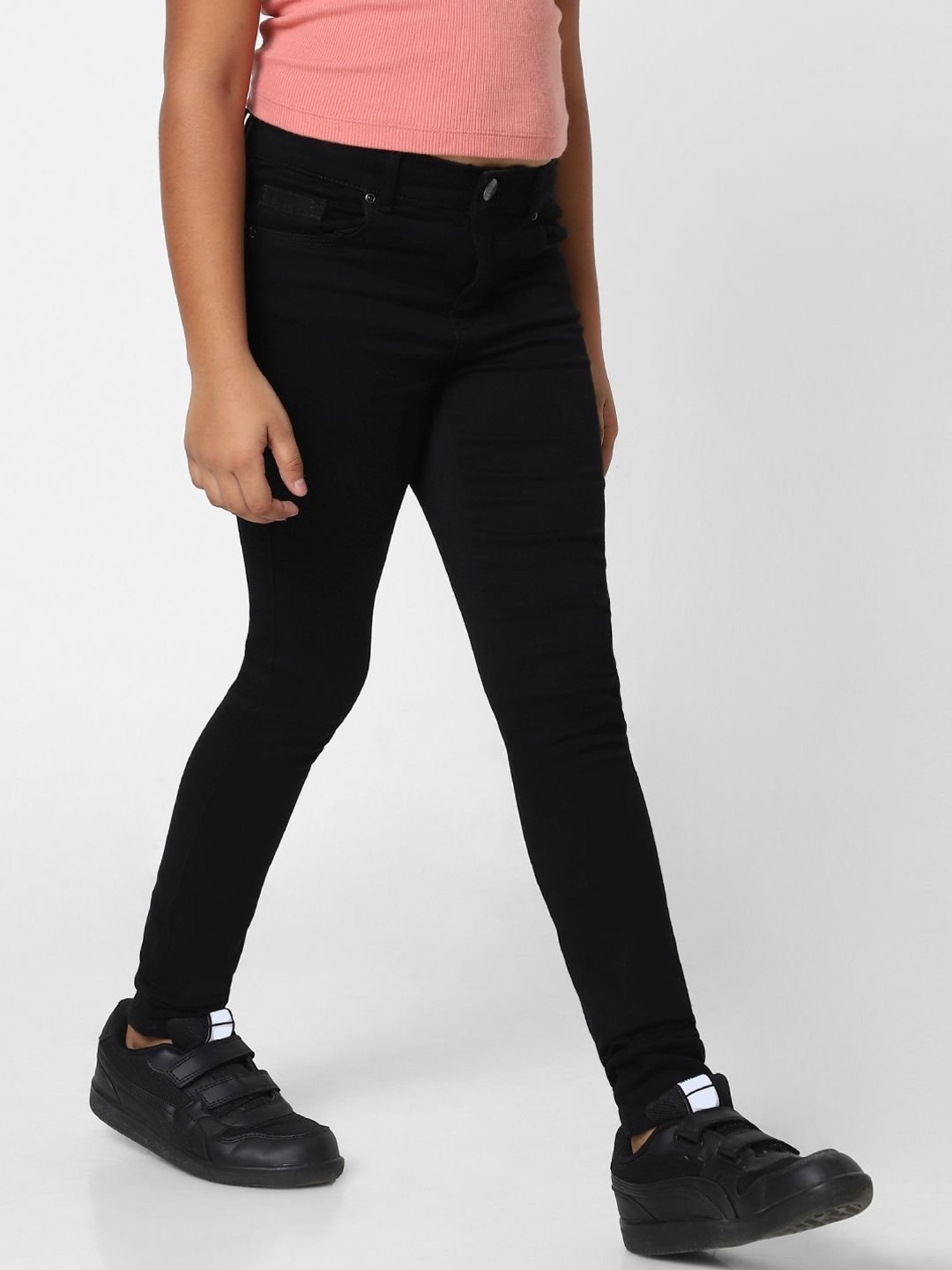 Girls ONLY Girls Black Flared Fit Jeans