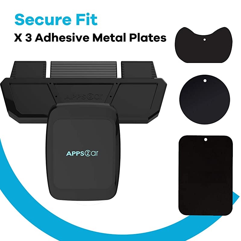 Magnetic Phone Holder for Car [6 Strong Magnets],  Universal Magnetic Cd Slot Car Phone Mount Holder [Big Phone & Case Friendly] Compatible with All Smartphone Mobiles iPhone 12 Pro 11 XS X XR