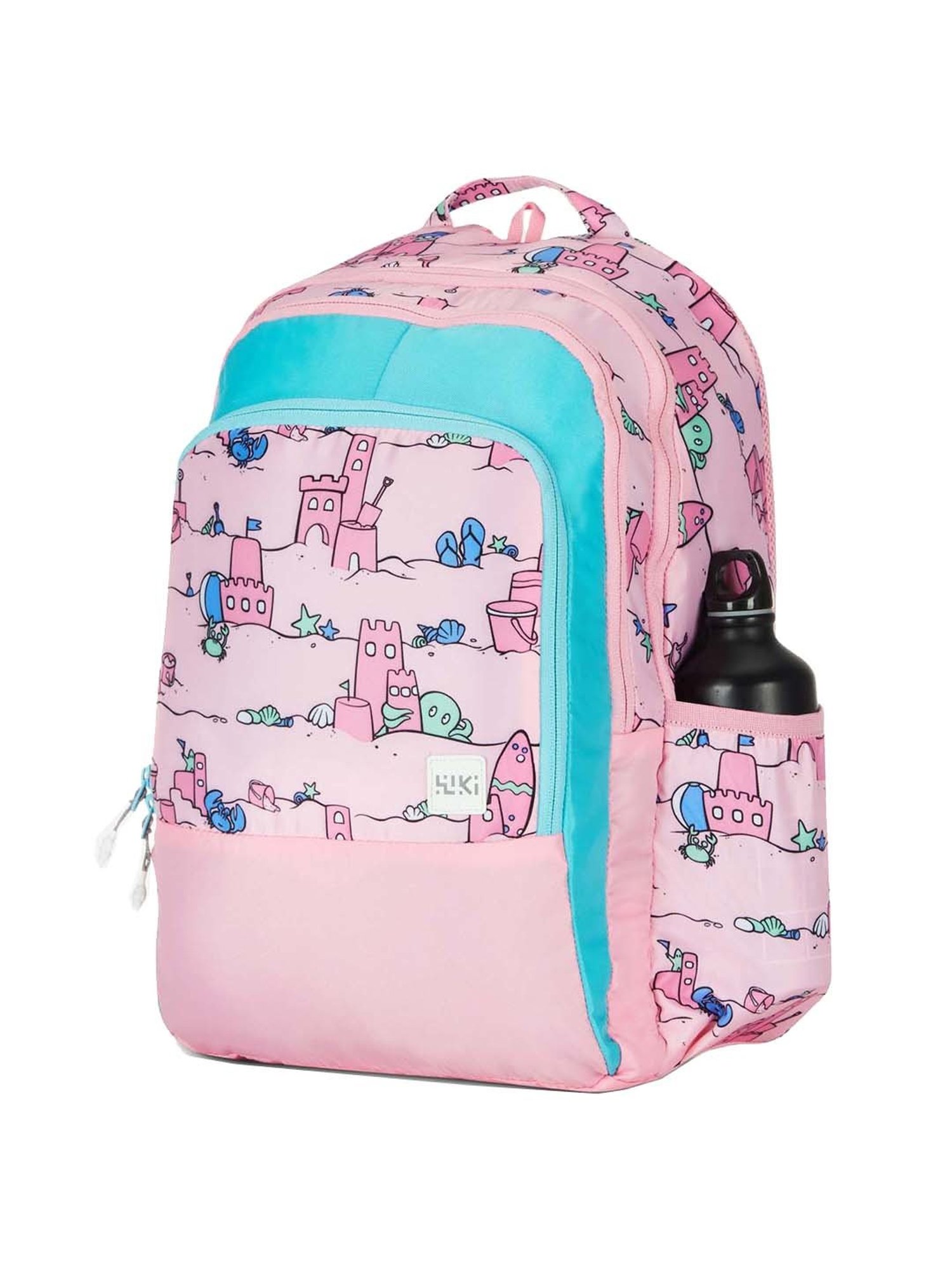 Wiki 24 Ltrs Pink Medium Backpack