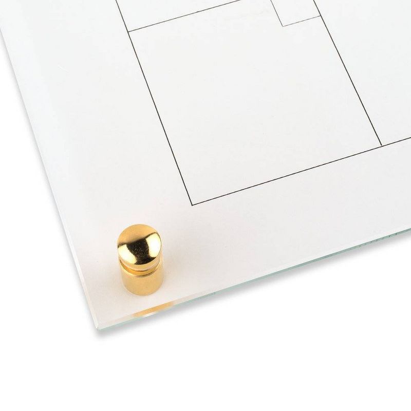 20"x16" Glass Dry Erase Calendar - Sugar Paper™