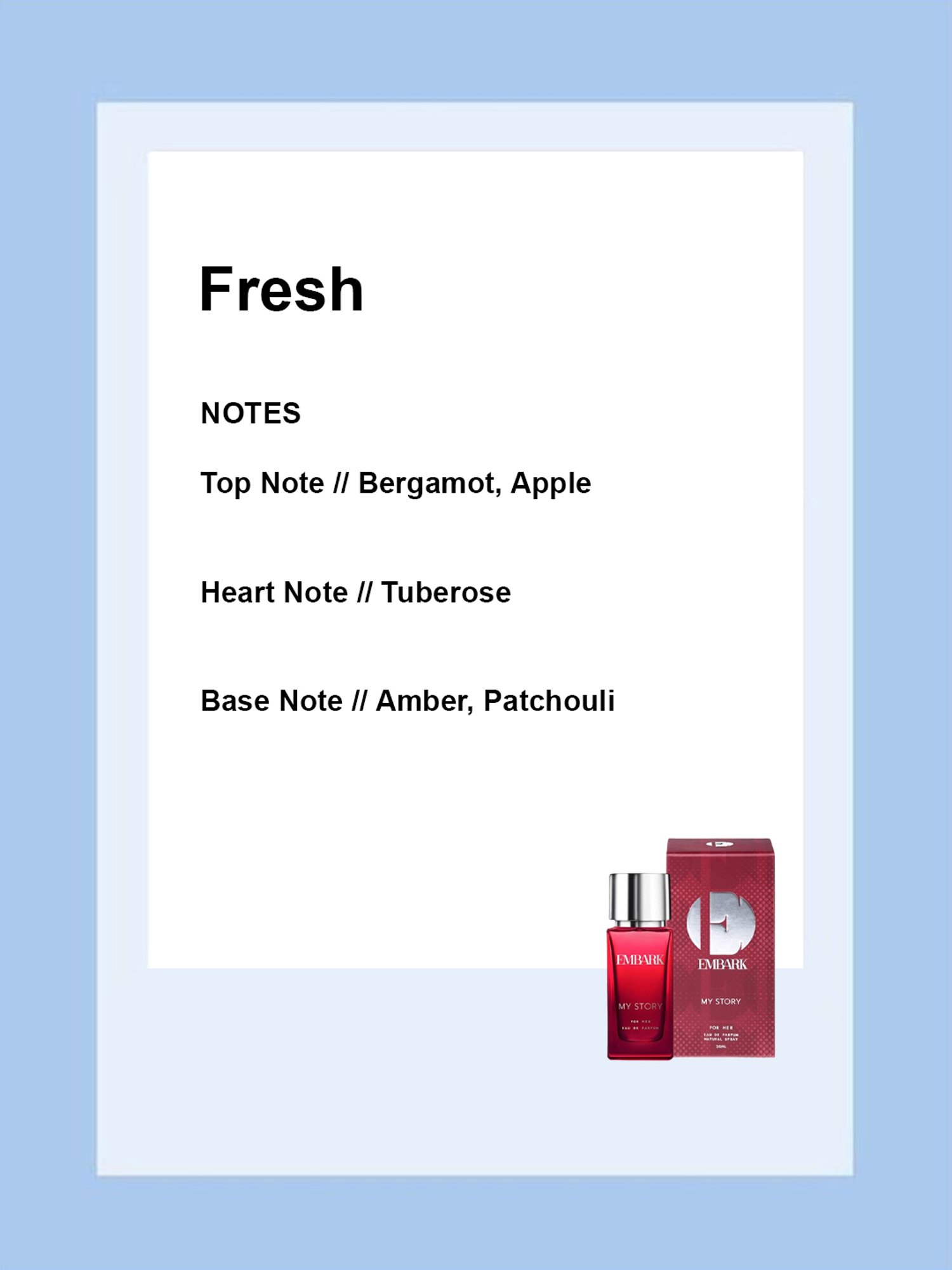 Embark My Story Eau de Parfum for Her - 30 ml