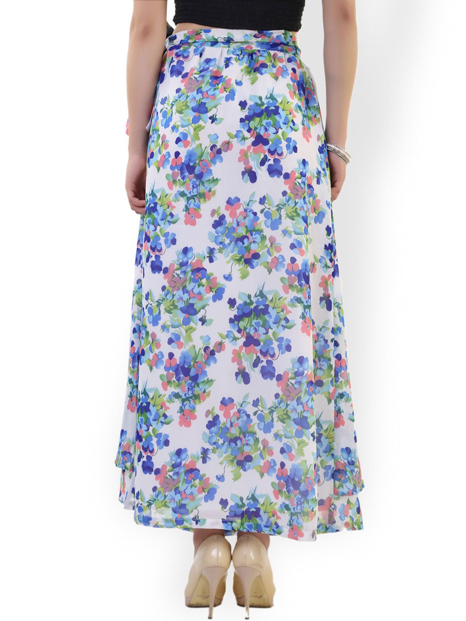 Belle Fille Multicolor Printed Skirt