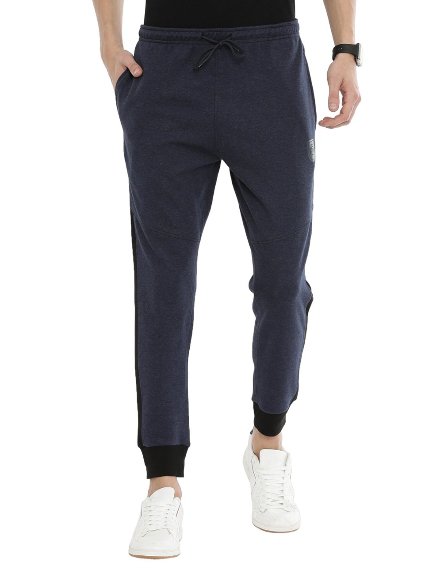 Proline Blue Cotton Regular Fit Joggers