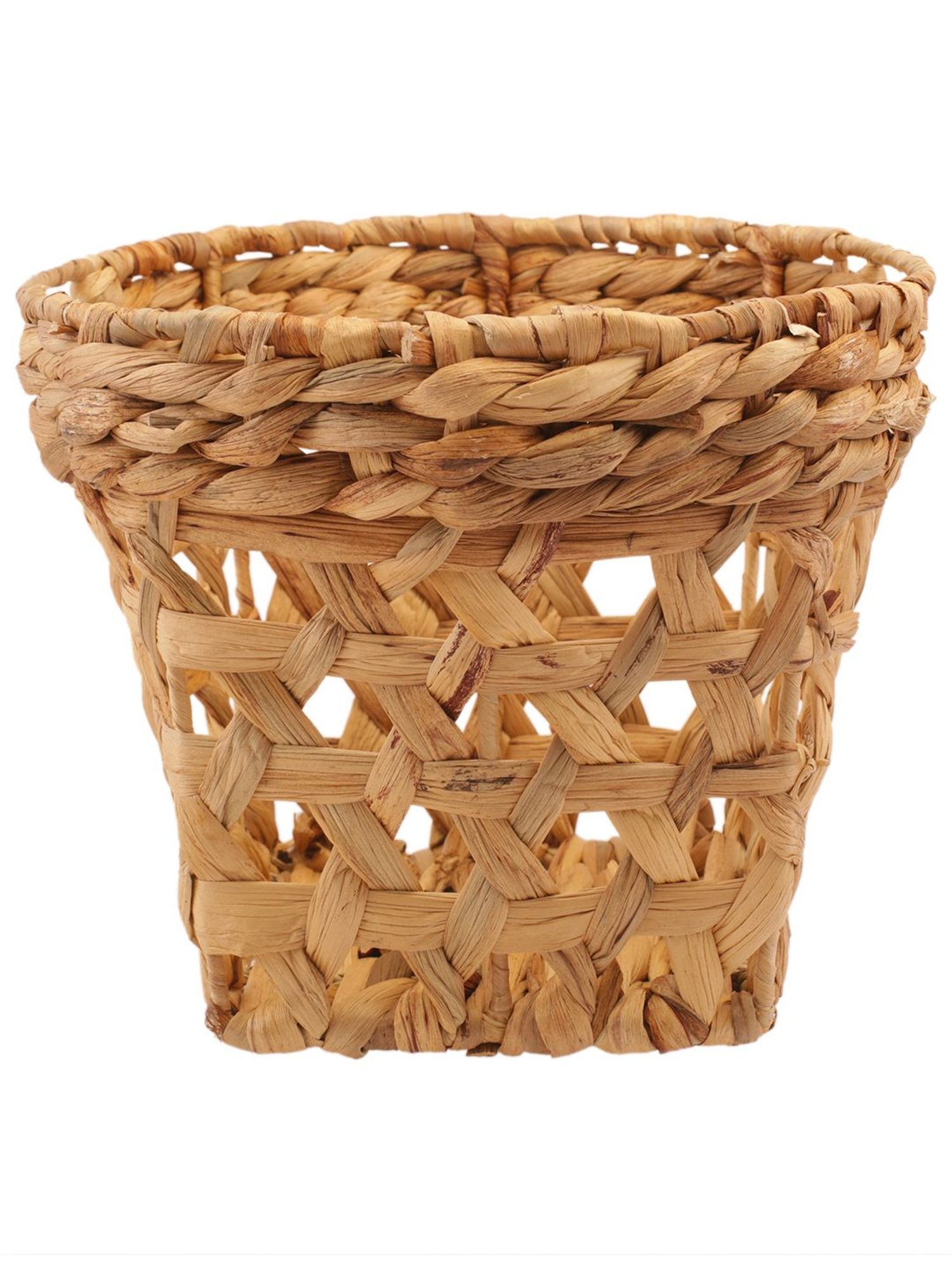 Naturallyours Brown Water Hycinth Small Storage and Gift Basket