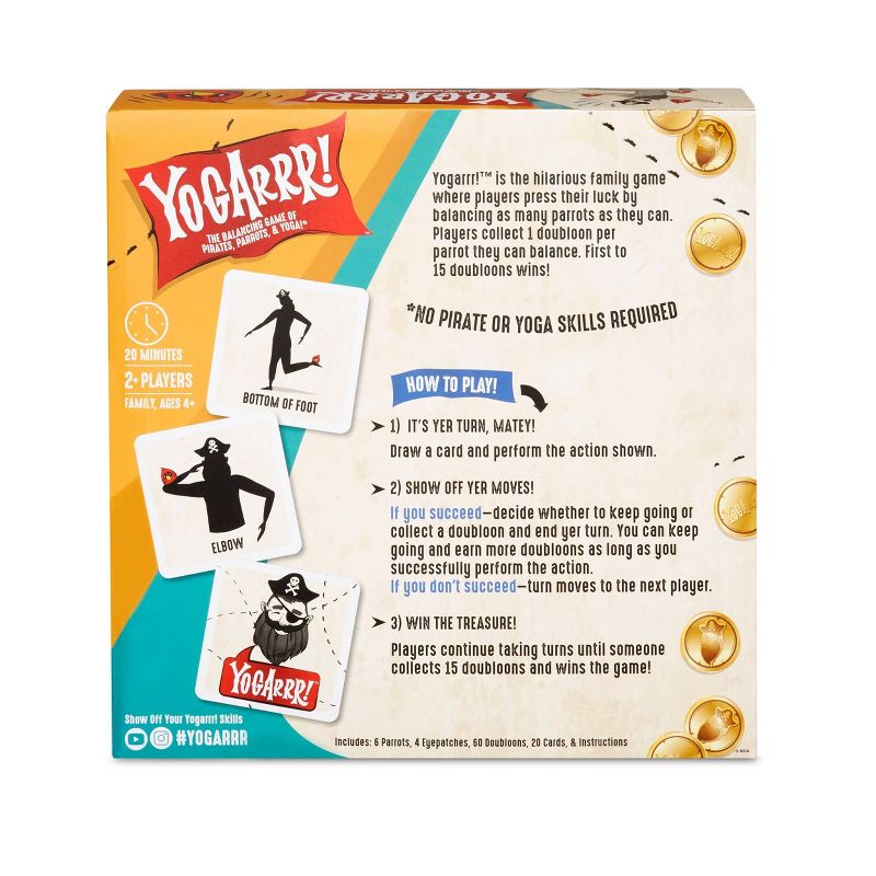 Yogarrr! Family Pirate Yoga Party Board Game