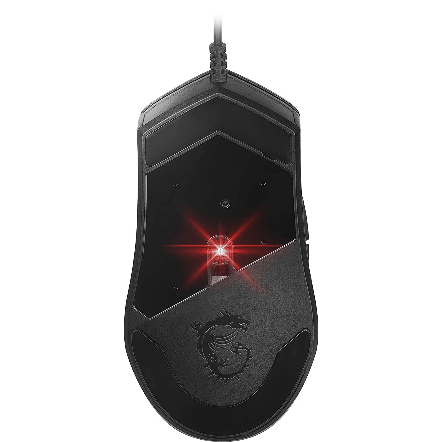 MSI Clutch GM30 6200 DPI Adjustable Omron Switch Symmetrical Design Wired RGB Gaming Mouse