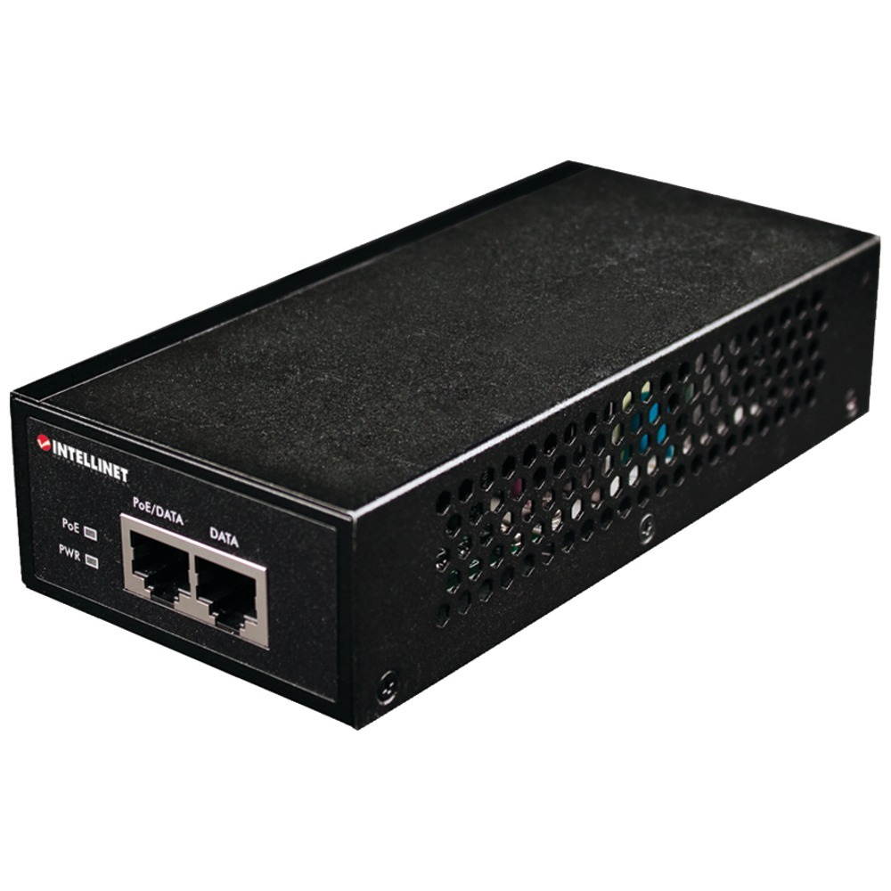 Intellinet 560566 Intellinet 1-Port Gigabit High-Power PoE+ Injector - IEEE 802.3at/af compliant injector with 1 x30 watt port