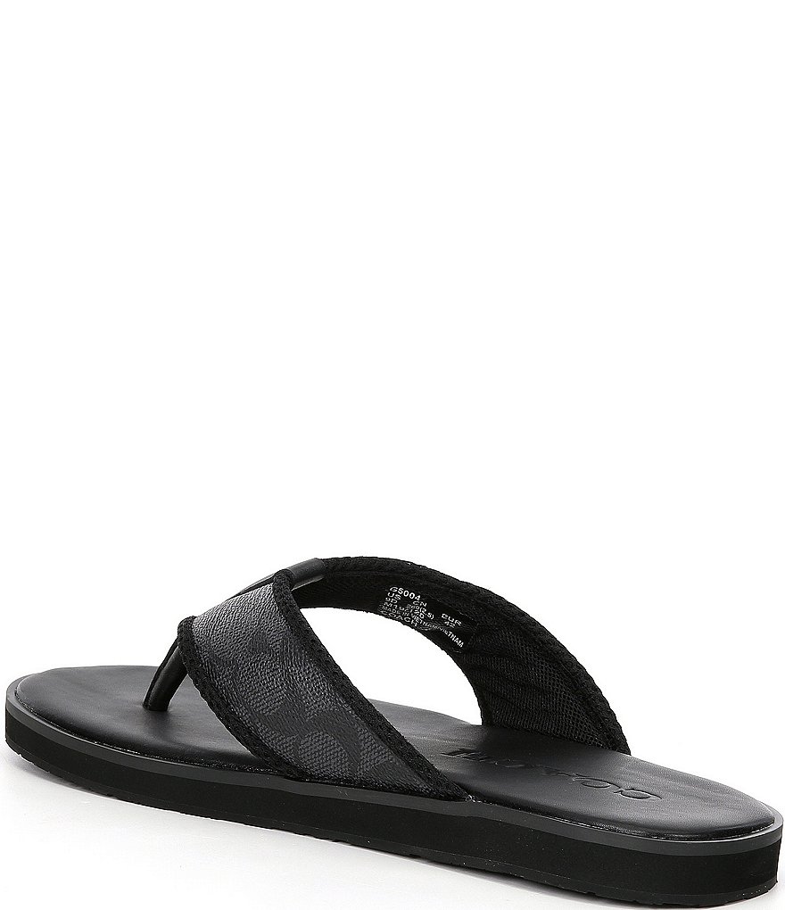 COACH Men's Signature Flip-Flops