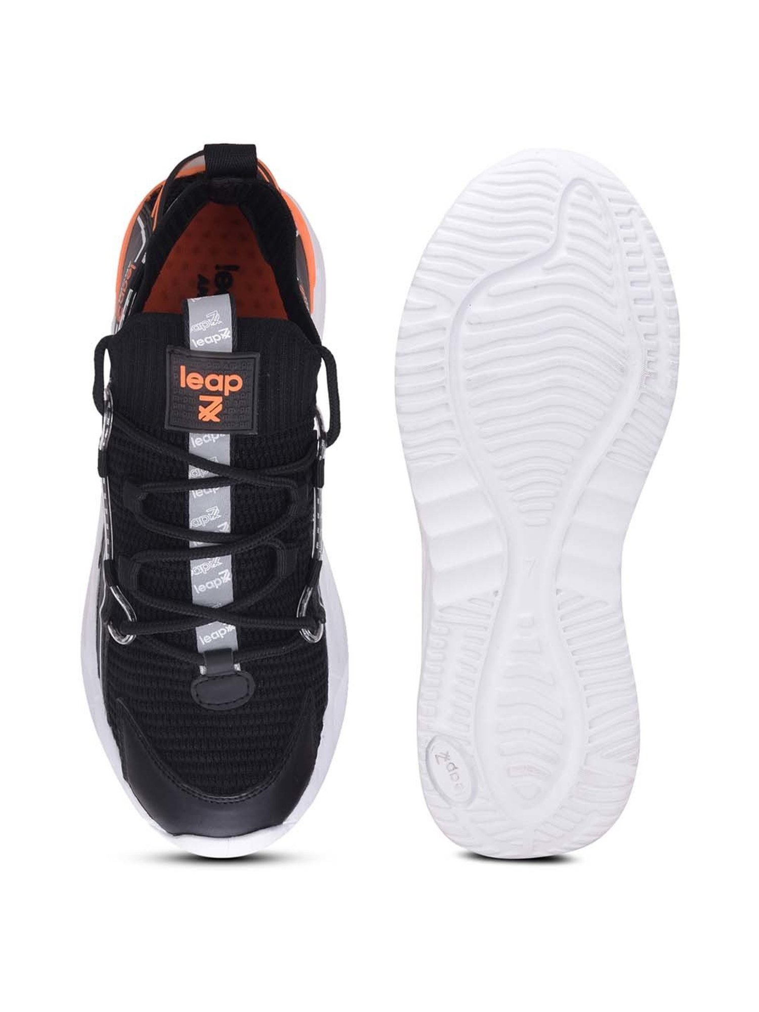 Leap7X by Liberty Men's NUCLEAR-1 Black Running Shoes