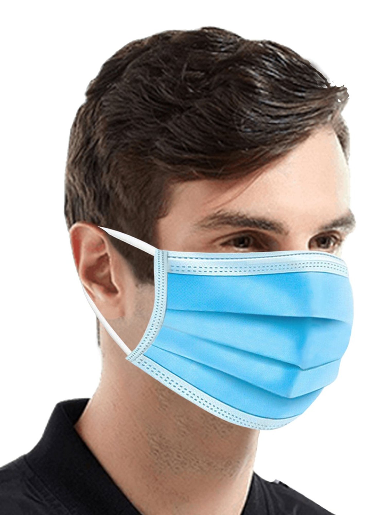Lioncrown 3 Layered Disposable Surgical Masks - Pack of 100