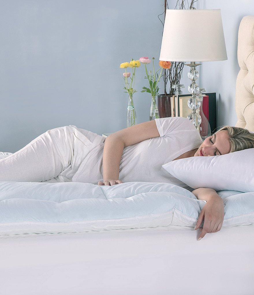 Sensorpedic Memory Cloud 3.5#double; Gel-Infused Memory Foam & Fiber Mattress Topper