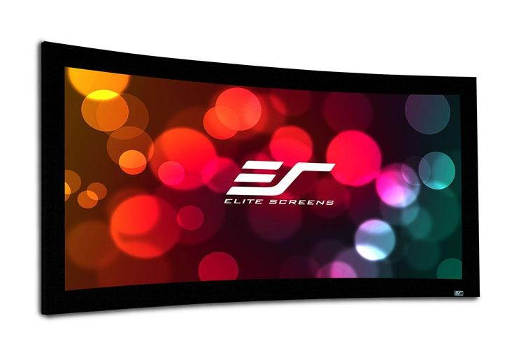 Elite Screens Curve235-96W Lunette Wall Mount Fixed Frame Projection Screen (96" 2.35:1 Aspect Ratio) (CineWhite)