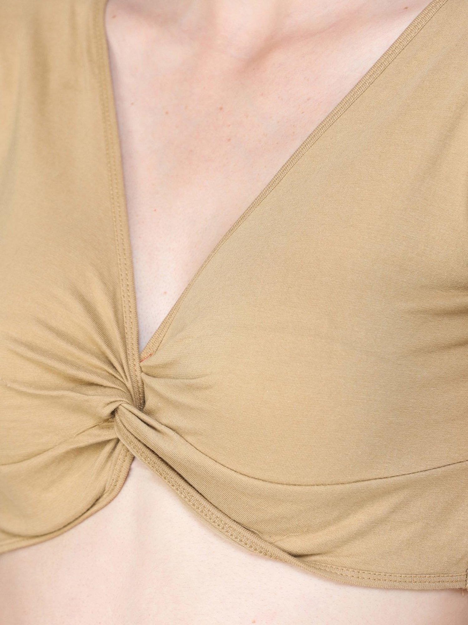 Scorpius Gold Regular Fit Crop Top