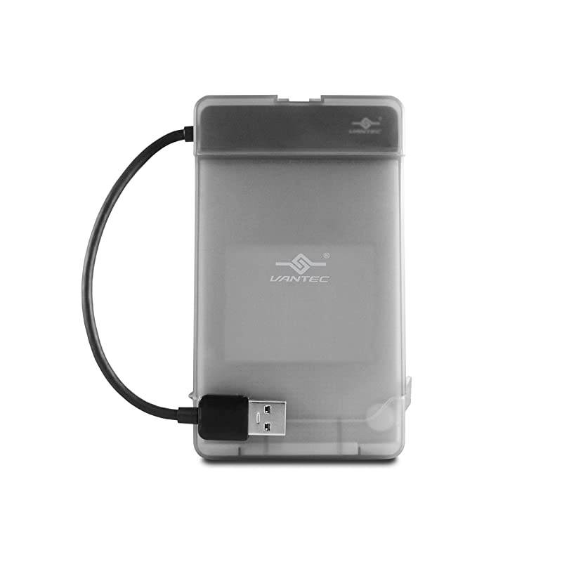 USB 30 to 25 SATA HDD Adapter with case CBSTU32PB