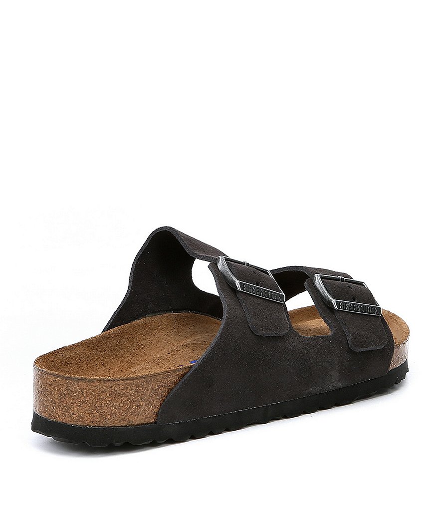 Birkenstock Arizona Men's Suede Double Banded Slip On Sandals
