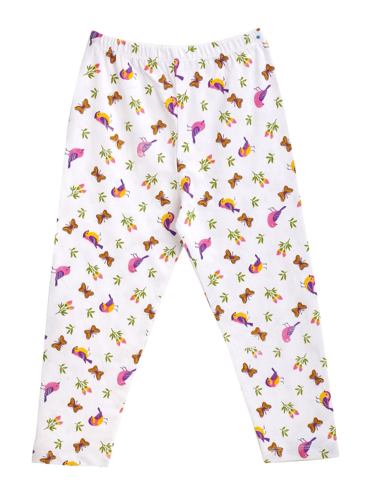 Kids Craft Yellow Cotton Printed T-Shirt & Pants