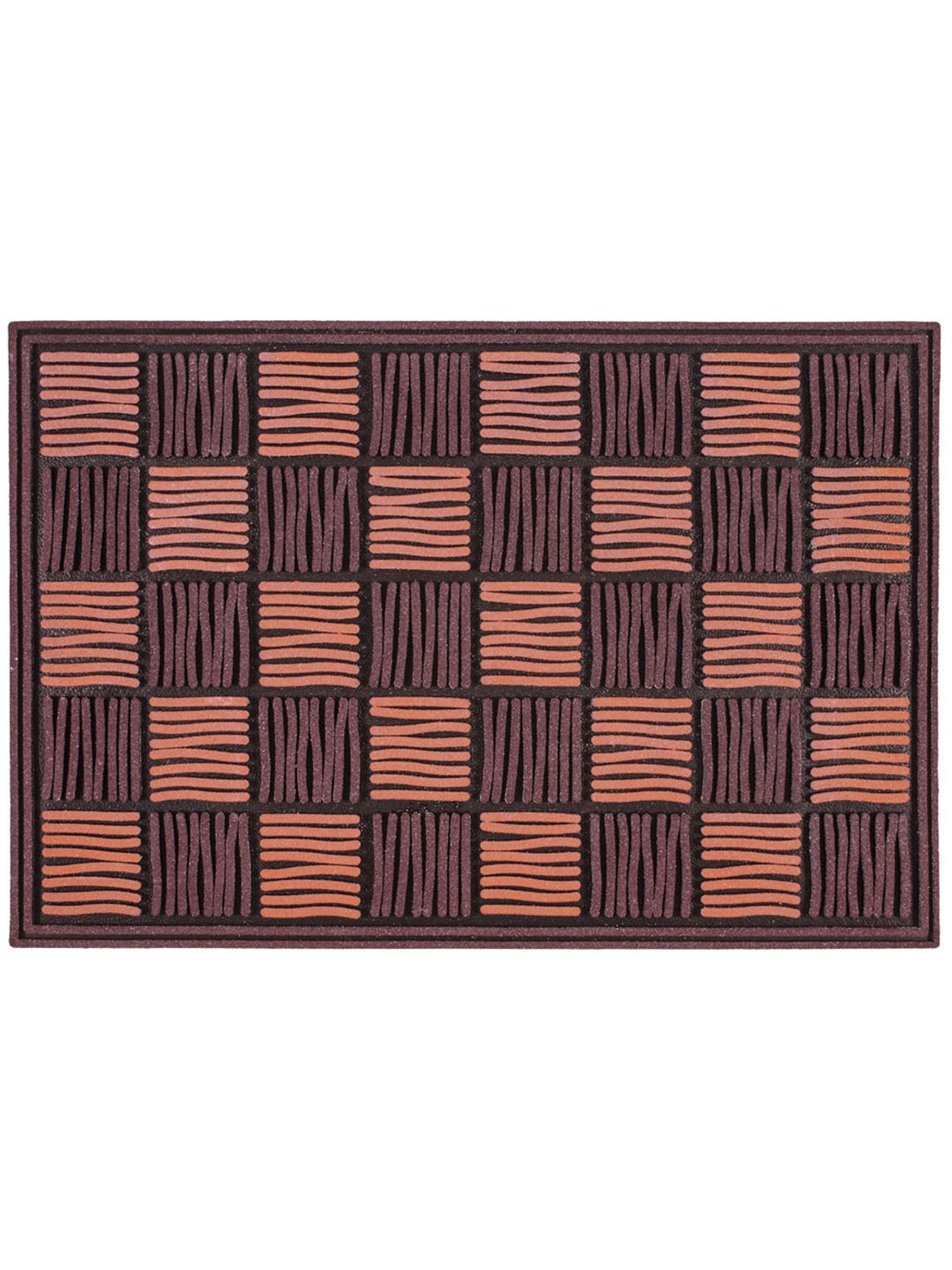 Freelance Grey PVC Set of 1 Door Mats