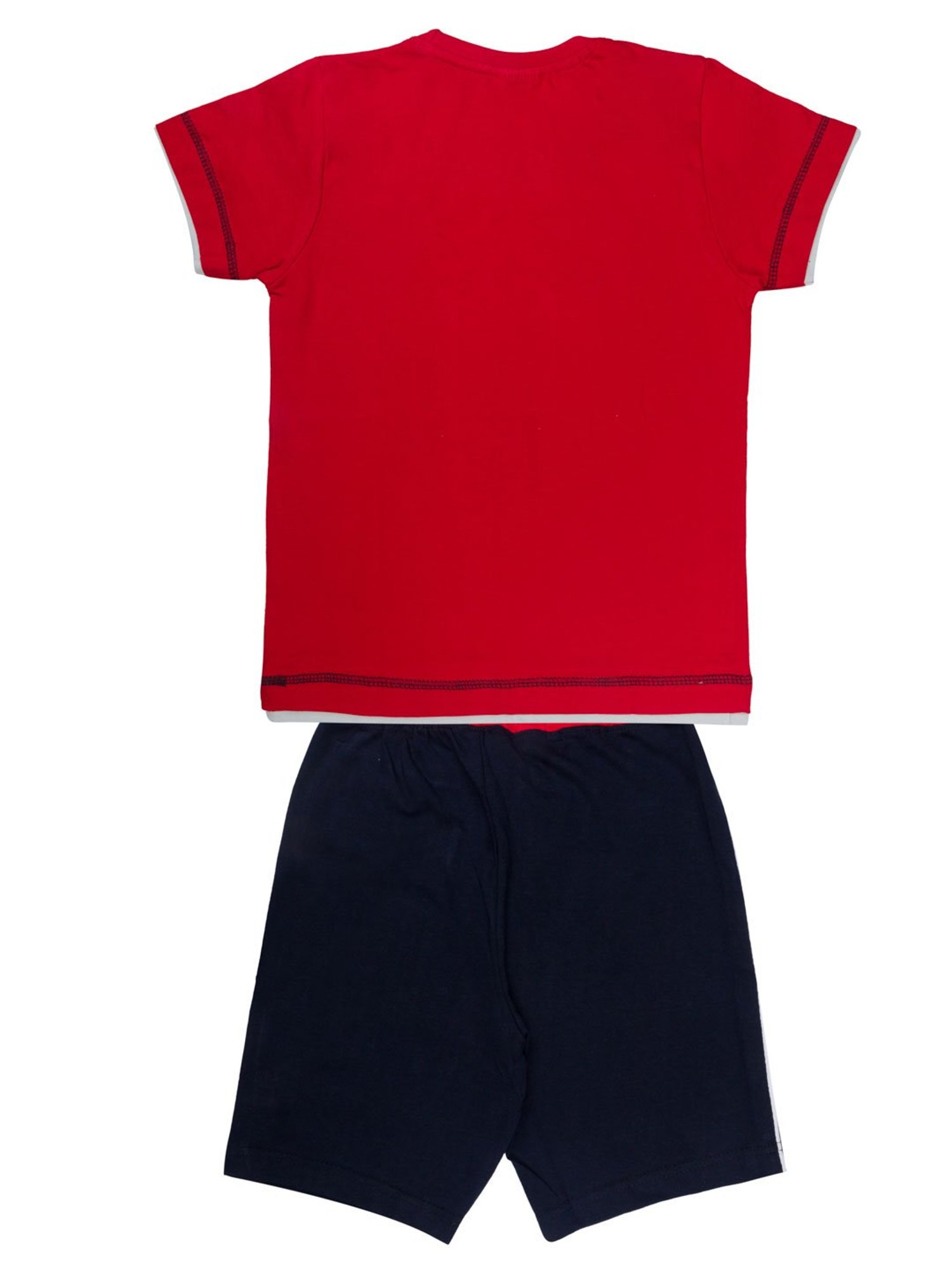 Todd N Teen Kids Yellow & Red Printed T-Shirts with Bottom (Pack Of 2)