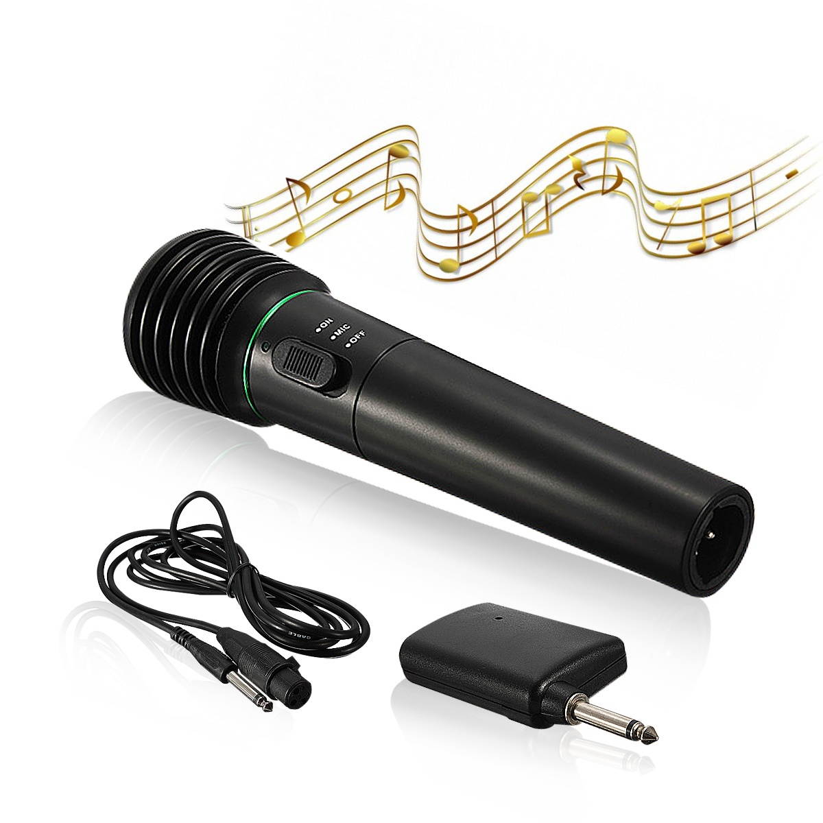 Professional Handheld Wireless/Wired Microphone Mic System For Church Karaoke