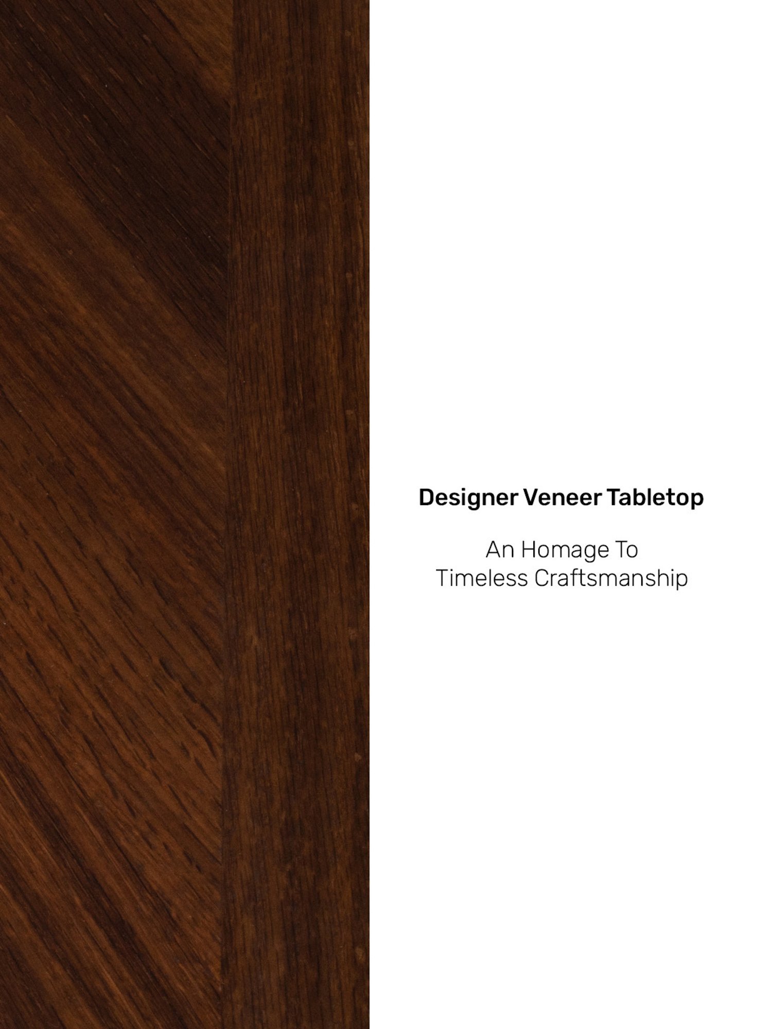 Durian Symphony Brown Solid Wood Veneer Side & End Table