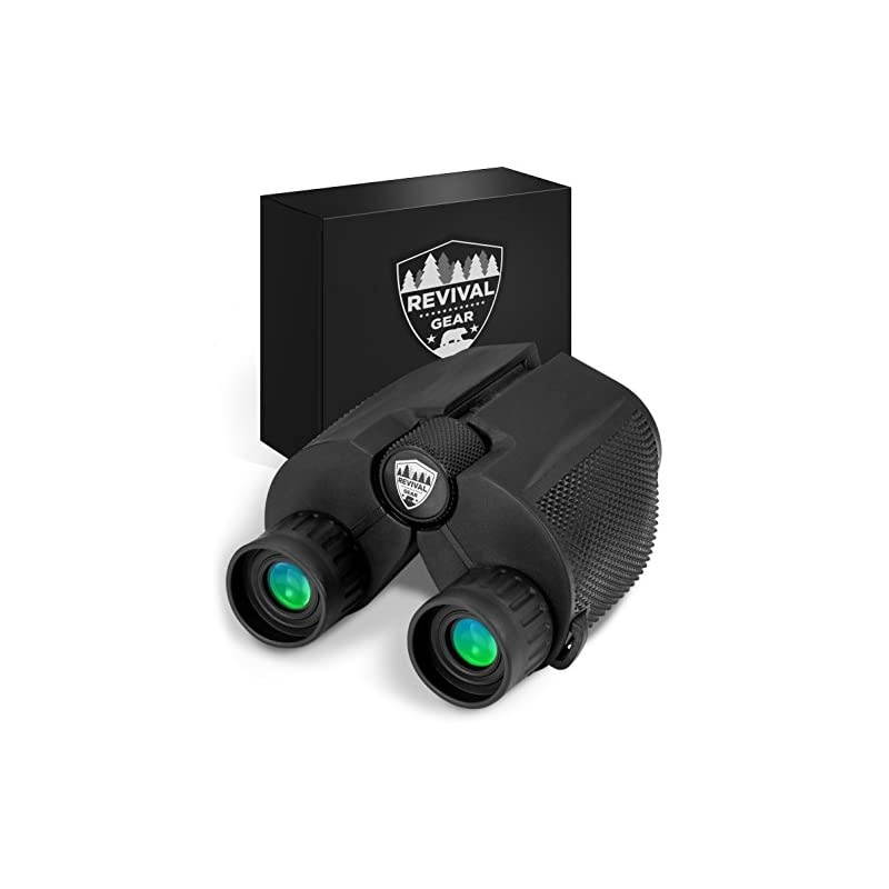 Binoculars Best 10X25 Bird Watching Hunting Binoculars for Adults Mini Binocular with Zoom Lens Field Glasses Gift Ideas for Men Gifts Him Boys Kids Uncle Dad Includes Harness Strap Case