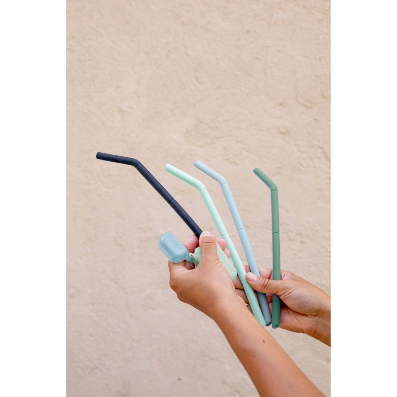 Ello 8pk Fold and Store Straw Set