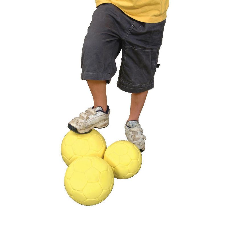 Sportime DeadZone Indoor Soccer Ball, Number/Size 4, Yellow