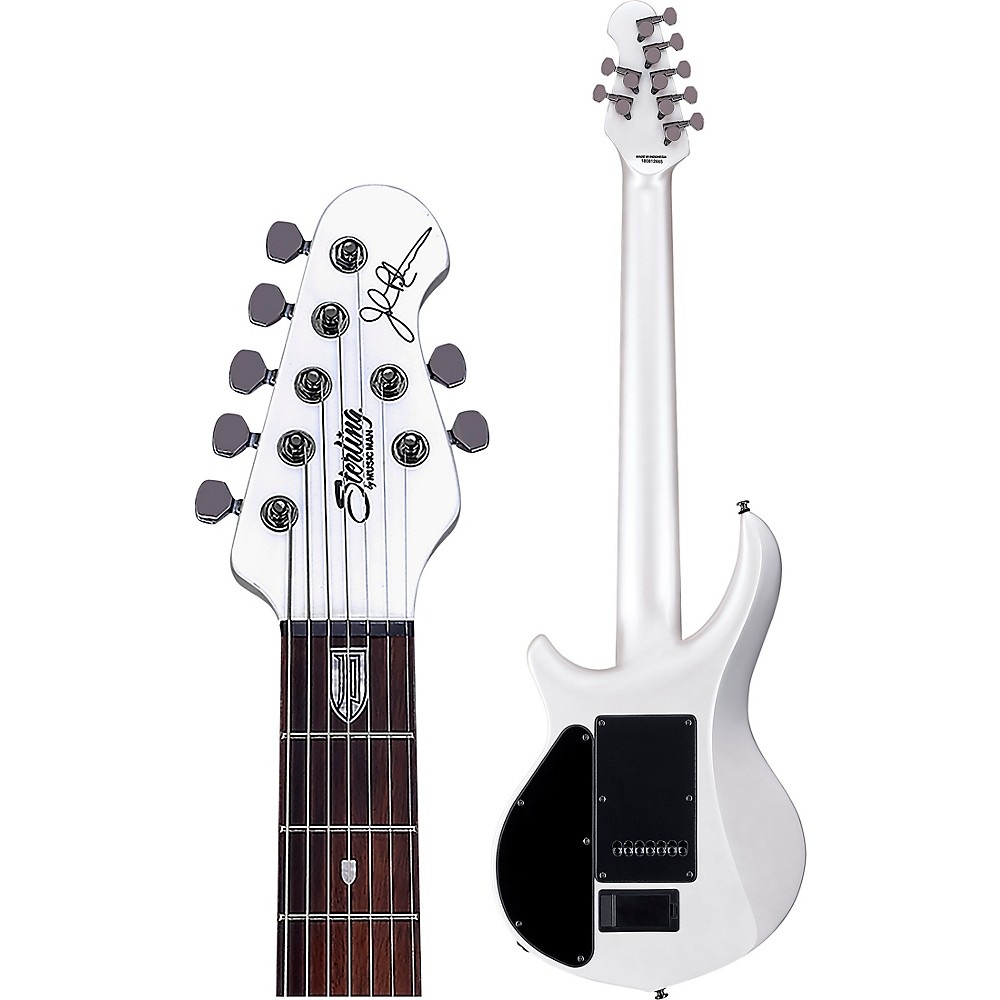 Sterling by Music Man John Petrucci Majesty 7-String Electric Guitar Pearl White
