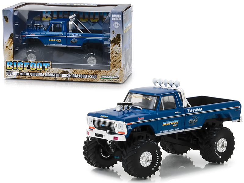 1992 Ford F-250 Monster Truck Yellow "Liquidator" "Kings of Crunch" Series 12 1/64 Diecast Model Car by Greenlight