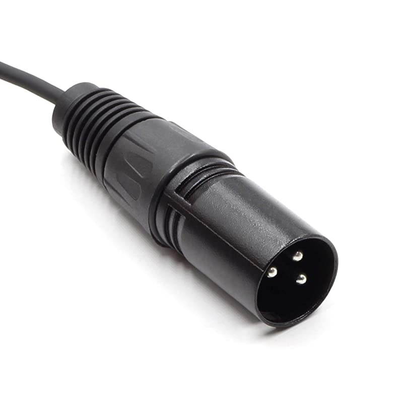 3 Pin XLR Male Plug to 3 Socket Female Mini XLR Pro Lapel Microphone Cable -TA3-XLR Cable(1.5M/5FT)